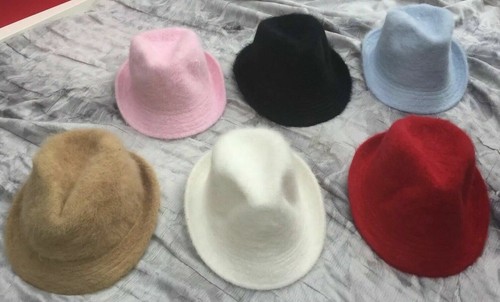Cappello donna angora trilby