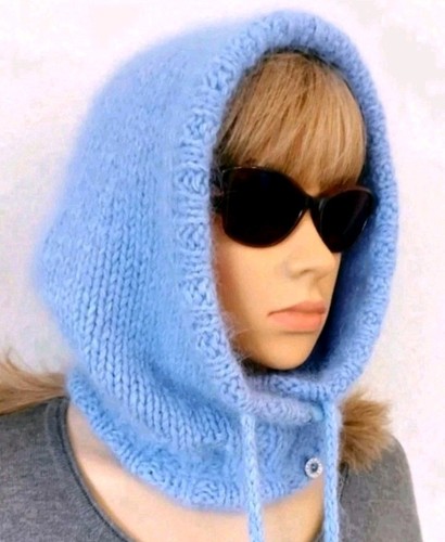 Cappuccio angora maglia - cappuccio,