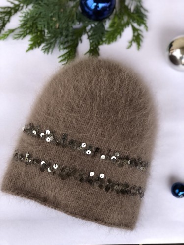 Cappello donna angora lavorato - cappello,