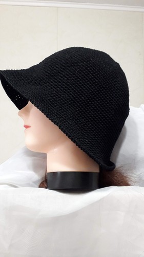 Cappello secchiello nero - cappello,