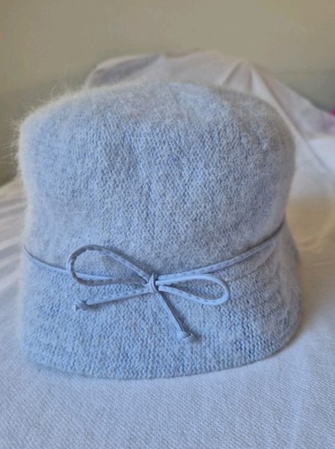 Cappello cloche angora lana - e,