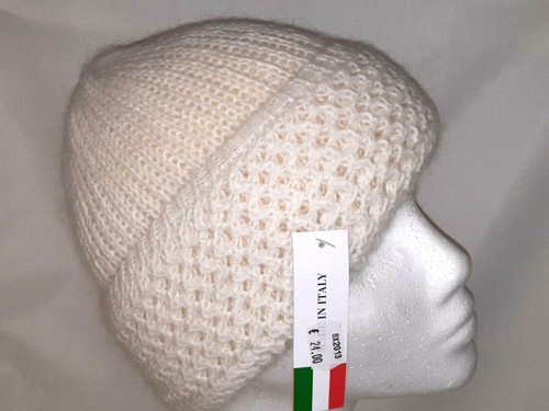 Cuffia misto angora bianco - misto,