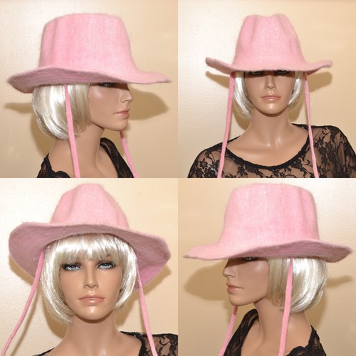 Cappello capeline rosa - rosa, angora